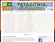 Tablet Screenshot of patagoniaadventures.com